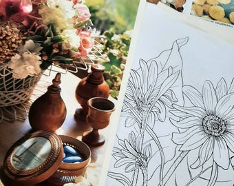 Botanical Illustration Page Bundle: Vintage Ephemera for Junk Journals