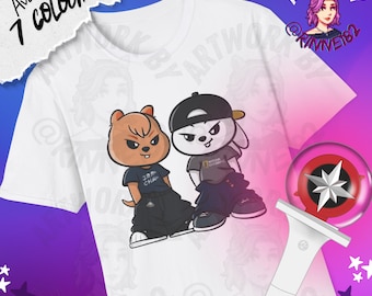 Stray Kids Evil Skzoo Minsung Unisex Softstyle T-Shirt