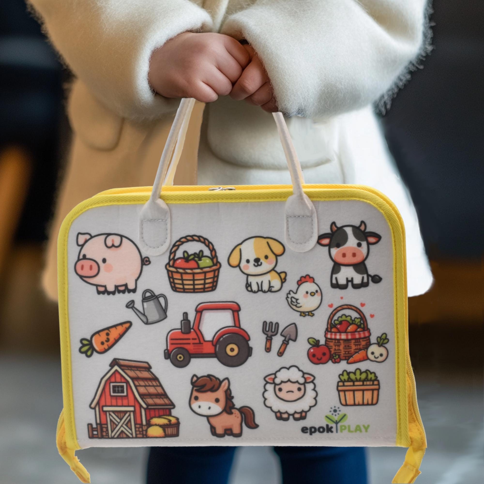 【Praying】25ss BUSY DRAWN ON BAG Busy Hat White