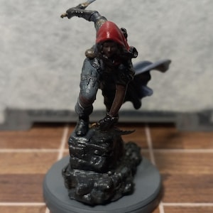 Dnd/Pathfinder Human Female Rogue/Assassin Hand-painted Miniature