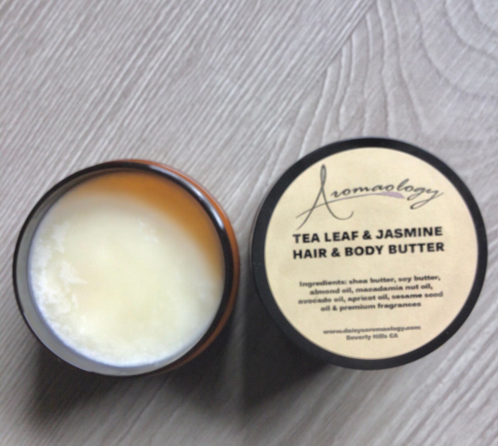 Body Butter Tea Leaf and Jasmine Scented Body Butter Etsy