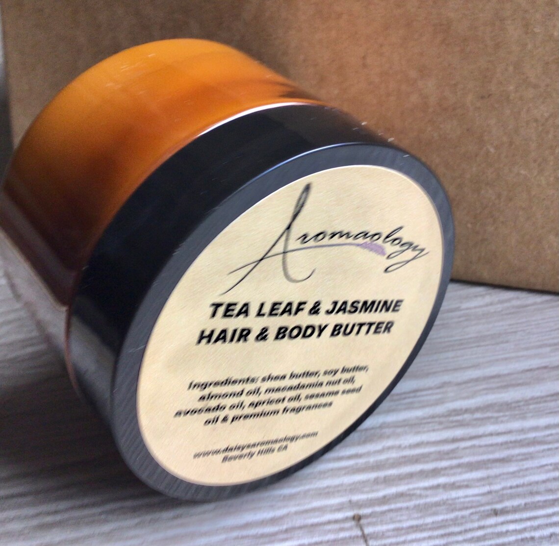 Body Butter Tea Leaf and Jasmine Scented Body Butter Etsy