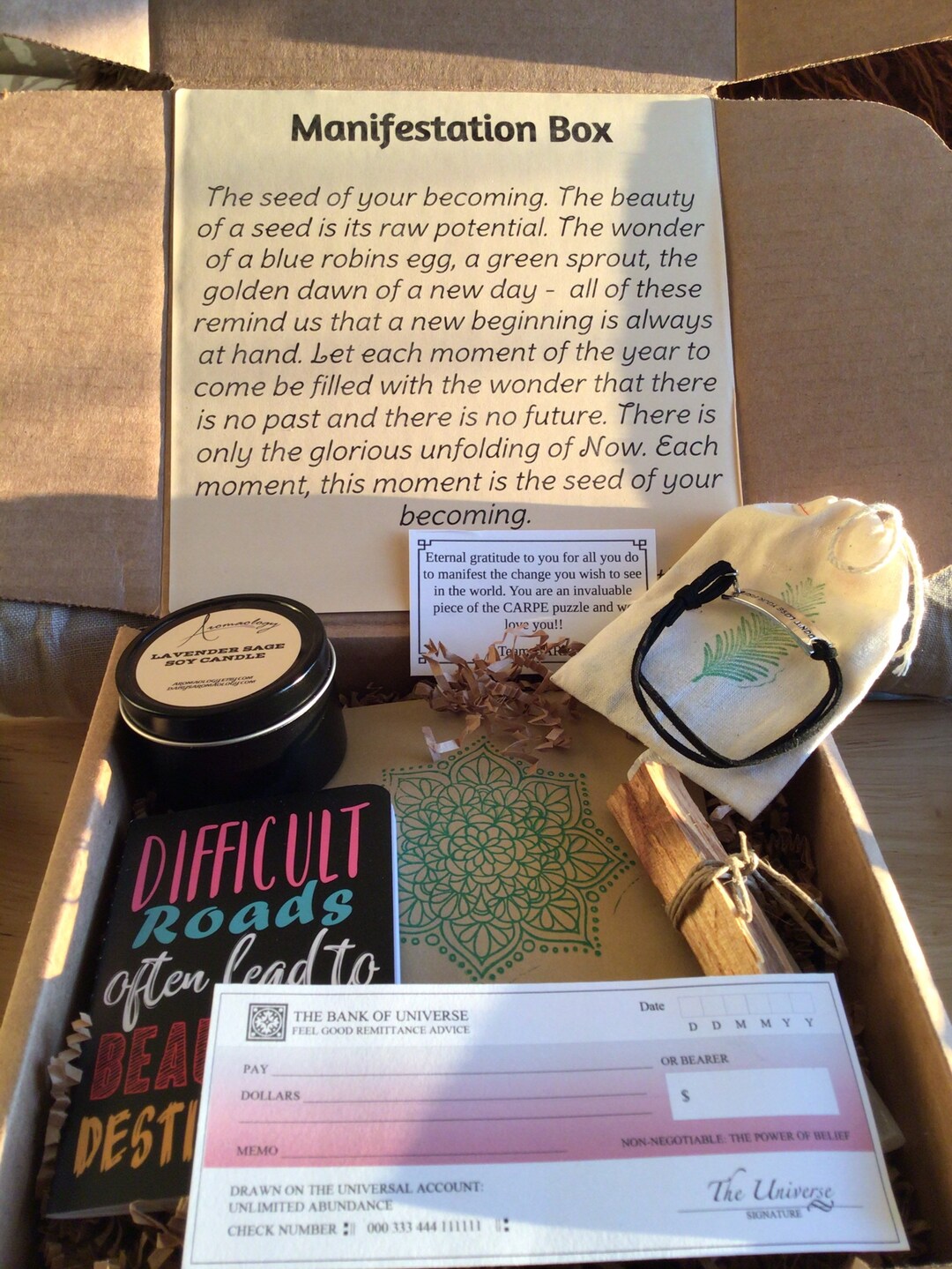 Manifestation Gift Box Manifestation Kit Etsy