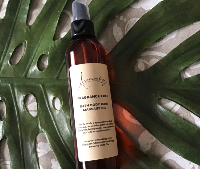 Fragrance Free Body Oil After Shower Body Oil Spray Spray Etsy