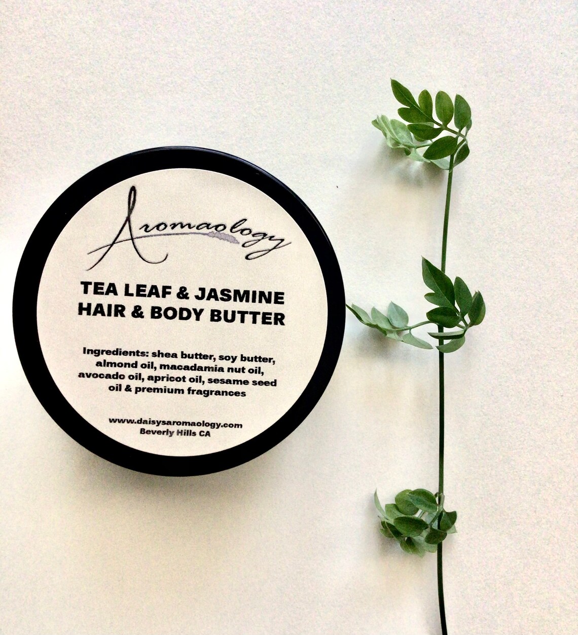Body Butter Tea Leaf and Jasmine Scented Body Butter Etsy