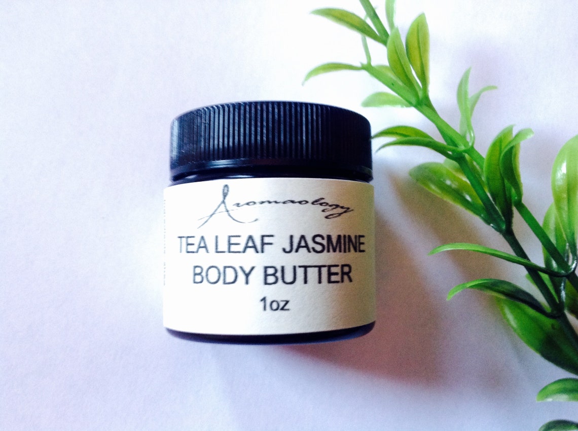 Sample size Tea Leaf and Jasmine Scented Body Butter Shea Etsy