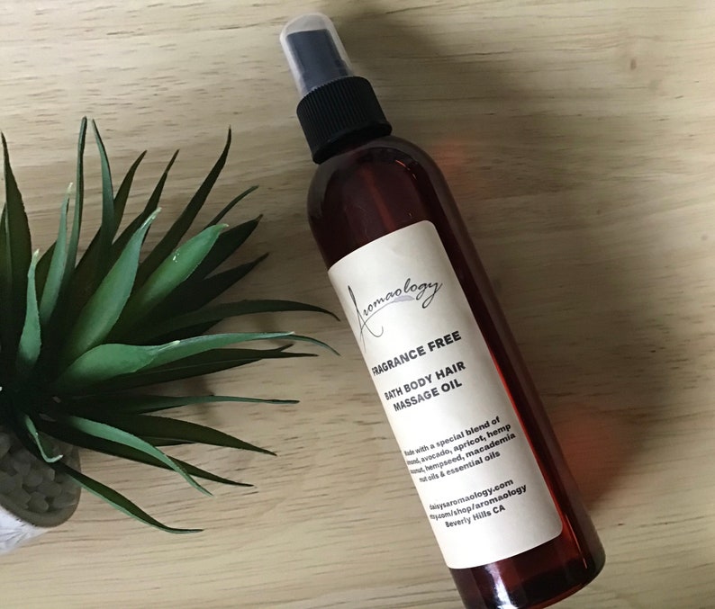 Fragrance Free Body Oil After Shower Body Oil Spray Spray Etsy