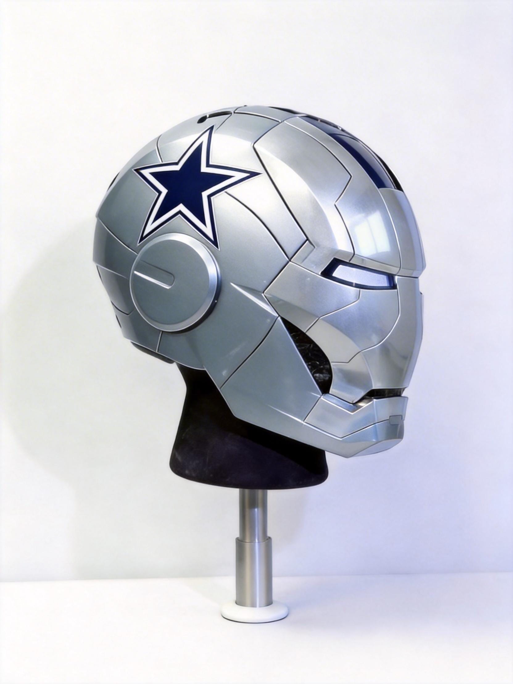 Custom Philadelphia Eagles Iron Man Helmet – Wearable LED Helmet