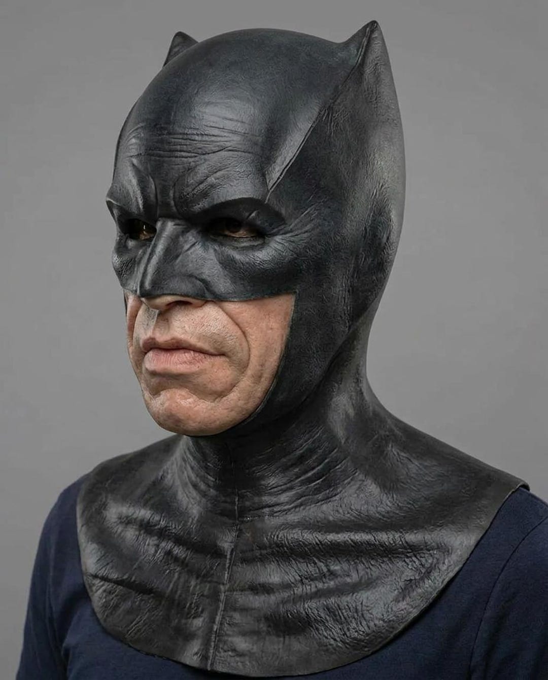 Bat Inspired Silicone Mask, Dark Knight Cowl, Realistic Superhero Mask ...
