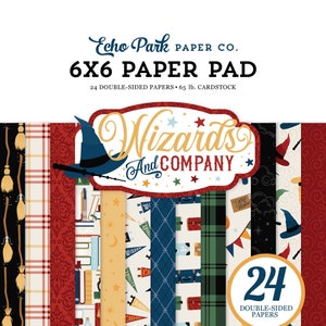 Echo Park - Wizard and Company 6x6 Paper Pad Halloween Costume Party 24 Double-sided Sheets