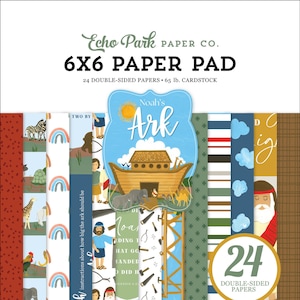 Echo Park - Noah's Ark - Bible Stories 6x6 Paper Pad Faith 24 Double-sided Sheets