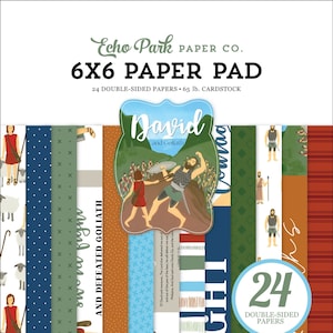 Echo Park - David and Goliath - Bible Stories 6x6 Paper Pad Faith 24 Double-sided Sheets