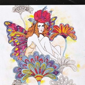 Anastasia - Princesses Tampon Cling Prima Marketing - 5" x 7" Mixed Media Coloring 590871