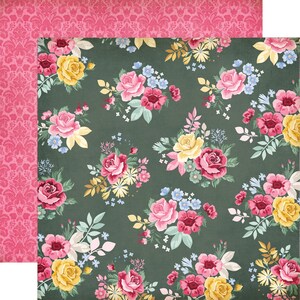 Carta Bella - Bloom 12x12 Collection Kit Spring Flowers Garden Scrapbook Papers + Stickers image 9