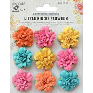 Vincy Handmade Flowers - Vivid Palette - Little Birdie Paper Flowers  #76710