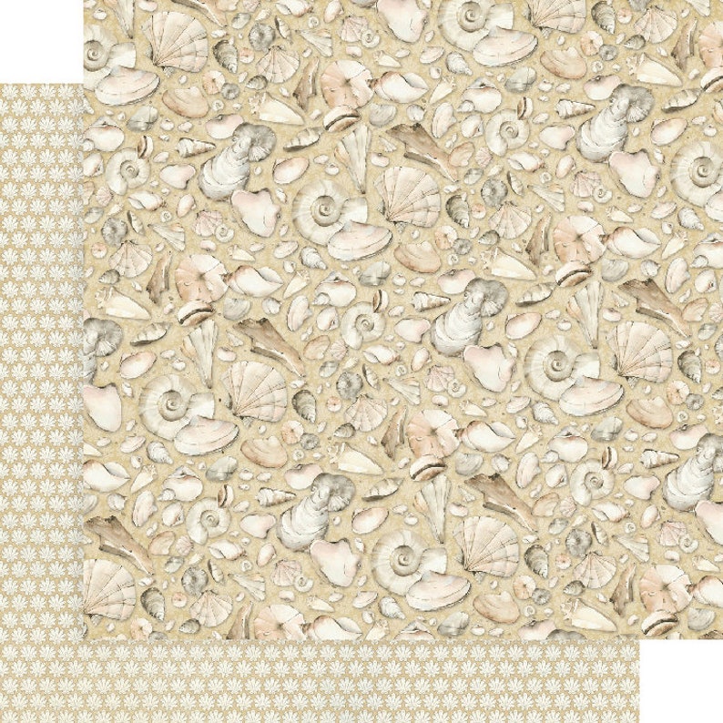 Graphic 45 the Beach is Calling 8x8 Paper Collection Pack 24 Sheets