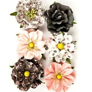 Prima Flowers Rose Quartz - Macubus Mulberry Paper Flowers Scrapbook Cards Tags Planner Home Decor Accessories Party 595098