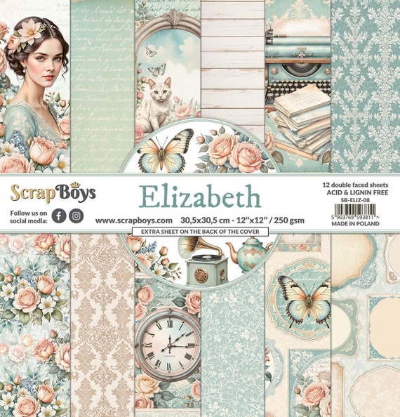 Papier pour Scrapbooking 12 pouces, 20 feuilles de... – Grandado