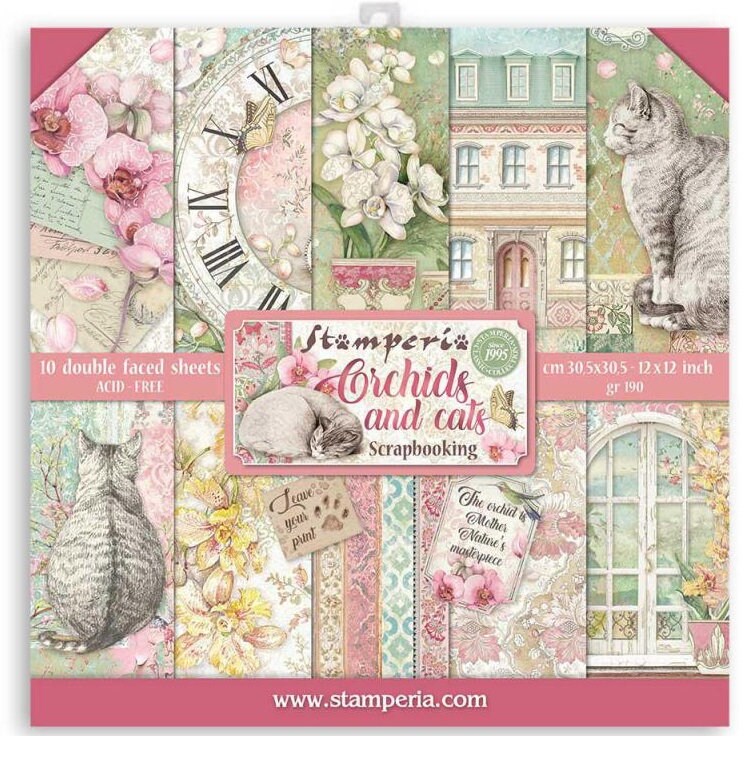 Stamperia Orchid and Cats - Etsy Canada