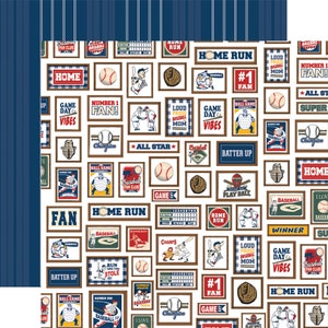 Carta Bella Home Run 12x12 Collection Kit Scrapbook Papers Stickers ...