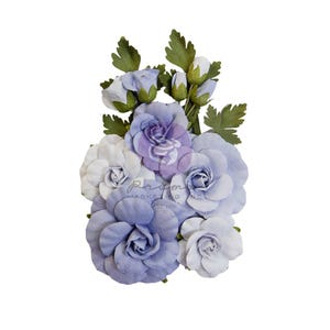Prima Flowers - The Plant Department - Sweet Blue - 12pc Floral Embellishments 664367