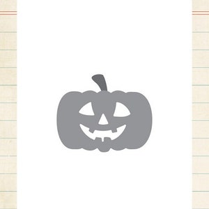Echo Park Designer Dies - Jack O Lantern Mini Metal Die Halloween Pumpkin Fall Scrapbook Card Party Home Decor EPPDIE256