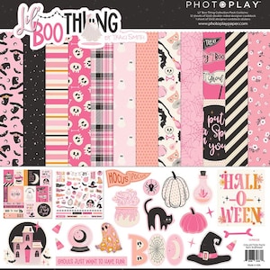 PhotoPlay Paper - Lil' Boo Thing - 12x12 Collection Pack Scrapbook Kit Papers + Stickers Halloween