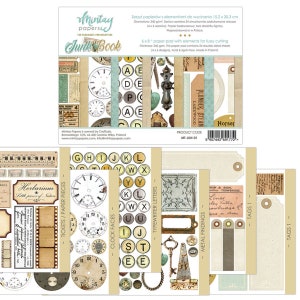 Mintay 6" x 8" Junk Book - Paper Pad with Elements for Fussy Cutting Scrapbook Journal