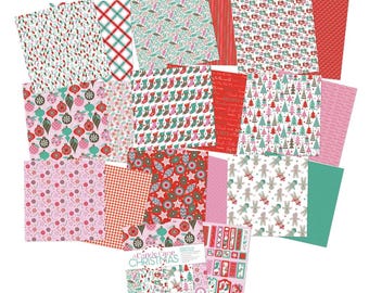 A Candy Cane Christmas 12x12 Paper Pad -tonic Studios - 18 Double