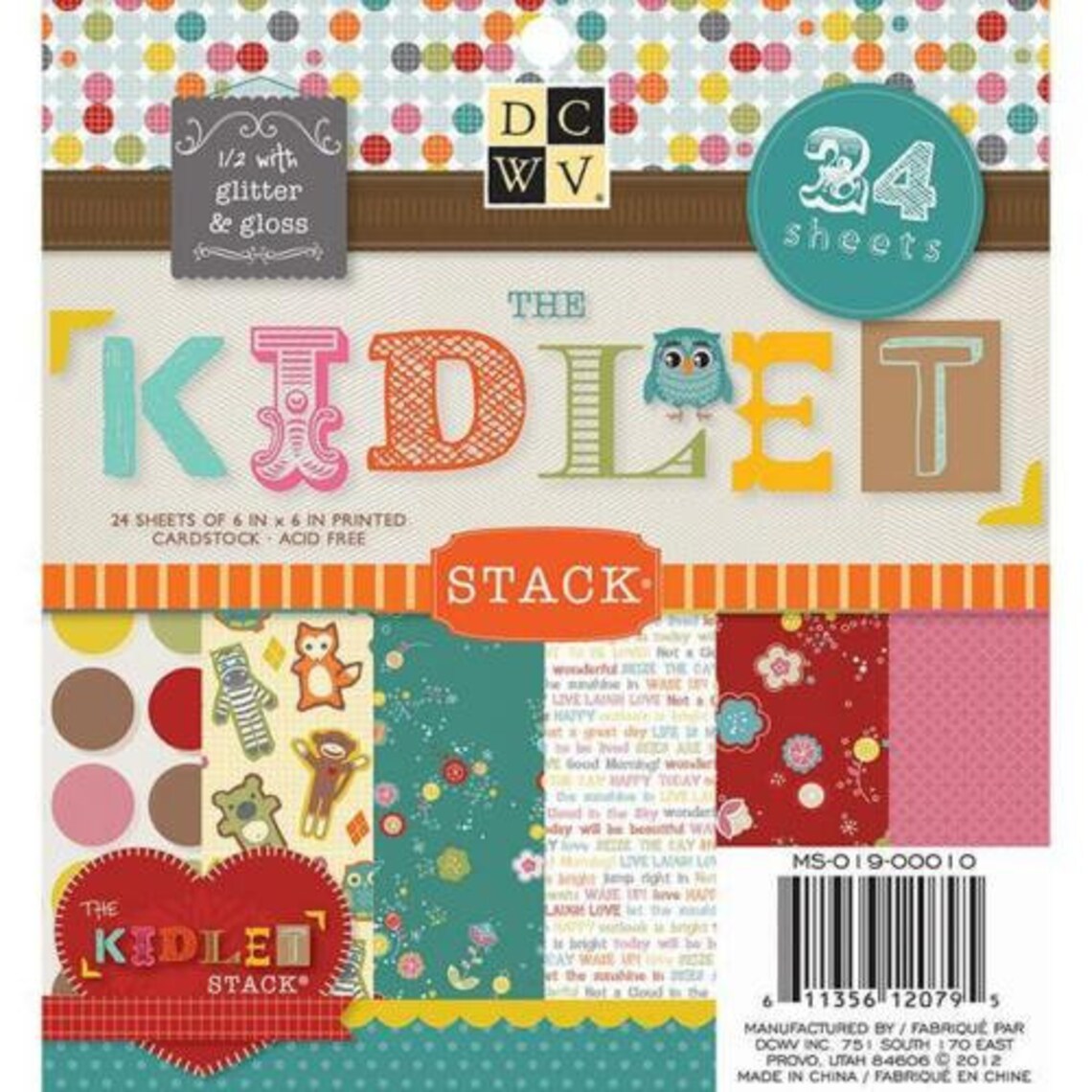 DCWV The Kidlet Stack 6x6 Paper Pads Girl Boy Baby Etsy