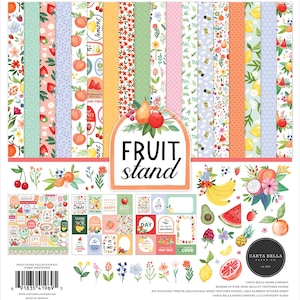 Carta Bella - Fruit Stand 12x12 Collection Kit Scrapbook Papers + Stickers