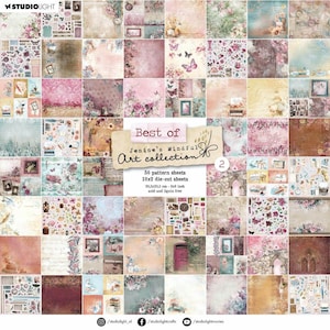 Studio Light Jenine's Mindful Art Collection Die-cut Block Paper 70 Sheets Nr. 70