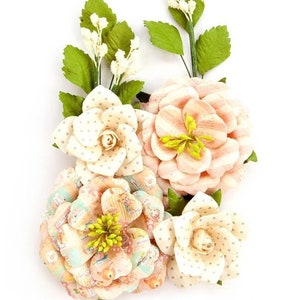 Prima Flowers Heaven Sent 2 - Jolie Mulberry Paper Flowers Scrapbook Cards Tags Planner Home Decor Accessories Party 597061