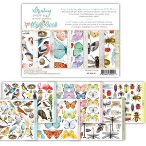 Mintay 6" x 8" Wing Book - Paper Pad with Elements for Fussy Cutting Scrapbook Journal