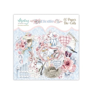 Elodie Paper Die cuts - Mintay Papers - 60 pieces Ephemera Love Scrapbook Card Making Planner journal