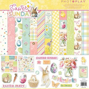 PhotoPlay Papers - Ostersonntag - 12x12 Collection Pack Scrapbook Kit Papiere + Aufkleber