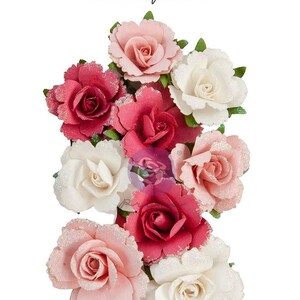 Prima Flowers - Love Notes - Madly In Love - 9pc paper Floral Embellishments 663193
