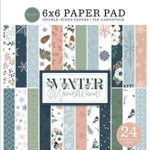 Carta Bella - Winter Wonderland 6x6 Paper Pads Snow 24 Double-sided Sheets