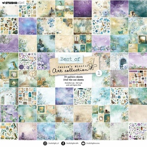 Studio Light Jenine's Mindful Art Collection Die-cut Block Paper 70 Sheets Nr. 69