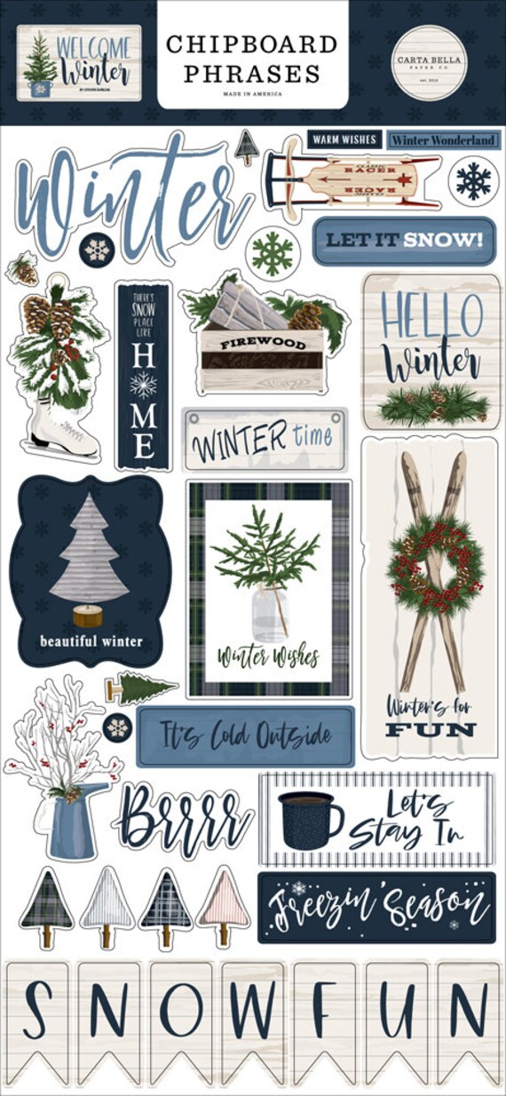 Carta Bella Welcome Winter Collection Kit