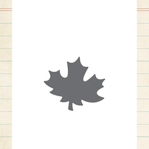 Echo Park Designer Dies -Small Leaf Mini Metal Die Fall Autumn Maple Scrapbook Card Home Decor EPPDIE254