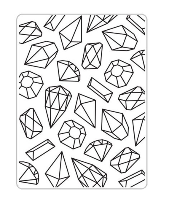Gem Swirls Background Darice Embossing Folder