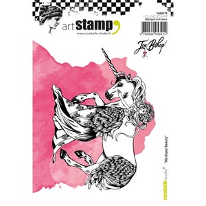 Carabelle Studio Cling Stamp "Mystique Beauty" SA60379 By Jen Bishop 5" x 3.5"