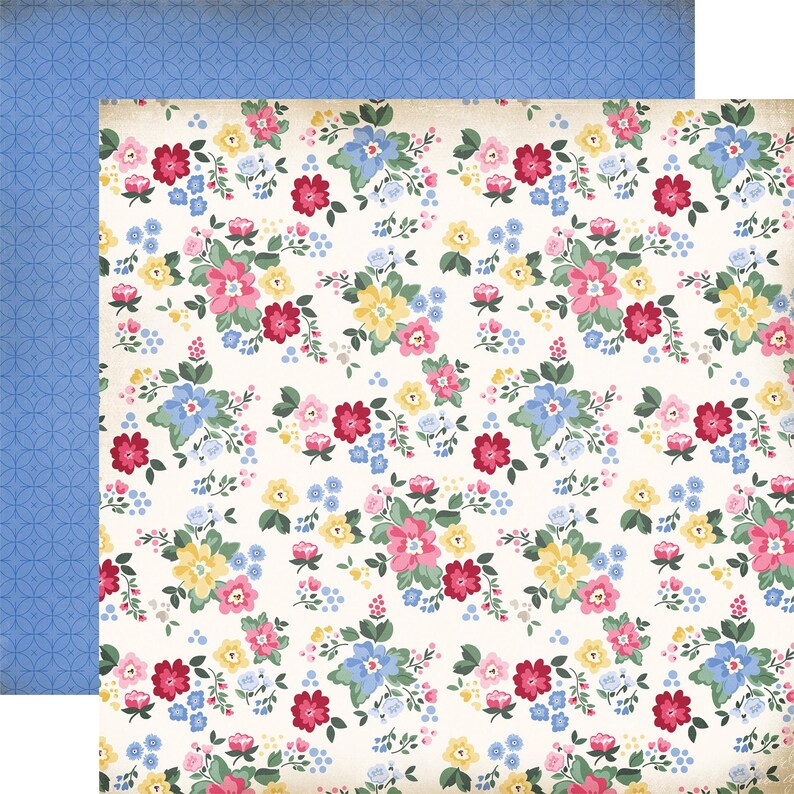 Carta Bella - Bloom 12x12 Collection Kit Spring Flowers Garden Scrapbook Papers + Stickers image 7