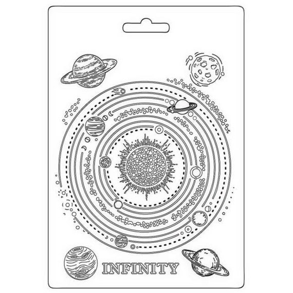 Stamperia - Cosmos Infinity - Soft Mould A5 Scrapbook Mixed