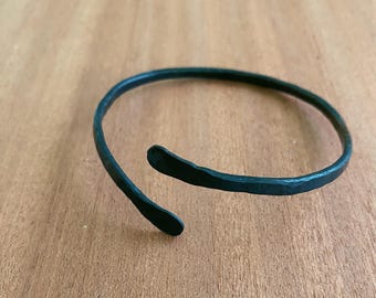 Hammered Copper Bangle Bracelet