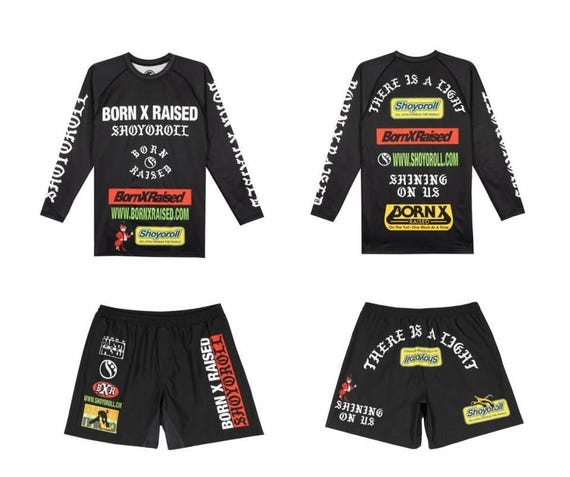 Shoyoroll Born X Raised Rash Guard & Shorts: No Gi Uniform - Etsy