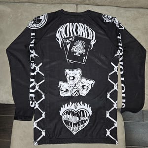 Shoyoroll Batch 142 Aces Rash Guard LS No Gi Bjj Shorts Set Jiu Jitsu Uniform