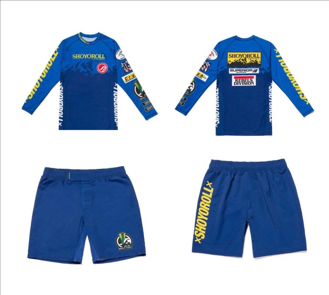 Rash Guard Manches Courtes Shoyoroll Style Competitor | Pour BJJ, MMA, Grappling, Unisexe Adulte