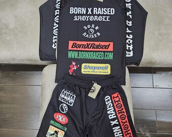 Shoyoroll Born X Raised Rash Guard & Shorts: No Gi Uniform - Etsy